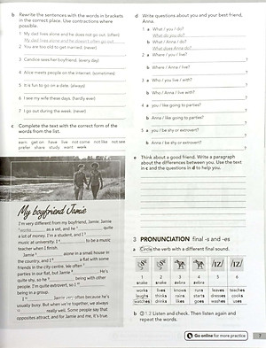 English File 4th Edition: Pre-Intermediate: Workbook With Key