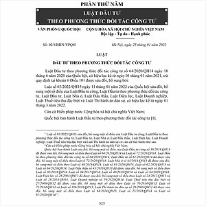Sách Luật Đấu Thầu 2023 và Các Văn Bản Liên Quan Đến Lĩnh Vực Đấu Thầu - V2379N