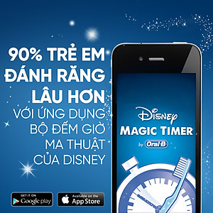 Bàn chải đánh răng điện trẻ em Oral-B Vitality D12  Frozen - Made in China-Hàng chính hãng (Bao bì thay đổi theo từng đợt nhập hàng)