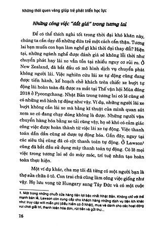 Sách Những Thói Quen Vàng Giúp Trẻ Phát Triển Học Lực
