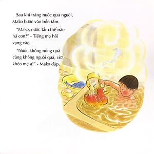 Sách Ehon Nhật Bản - Mako Và Chuyến Phiêu Lưu Trong Bồn Tắm