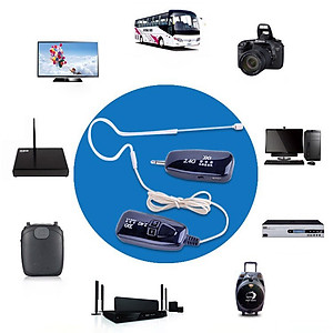 XXD-19 - Micro Hạt Gạo Không Dây 2.4G / UHF Cài Tai Dùng Cho Giảng Dạy, MC Sân Khấu