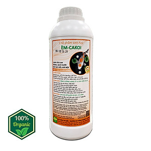 Chế phẩm EM xử lý ao hồ nuôi Cá Koi, Cá Cảnh - Làm trong sạch nguồn nước - Ức chế tảo lam - Khử mùi hôi tanh - Vi sinh gốc lên men 100% Tự Nhiên