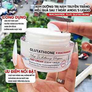 Kem Dưỡng Hỗ Trợ Giảm Thâm Nám Angel's Liquid Glutathione + Niacinamide 7Day Whitening Program 700 V-Cream