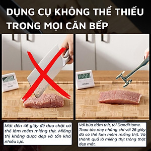 Búa đập thịt, tỏi, gừng, xả ... đa năng DandiHome cao cấp-Tiêu chuẩn quốc tế