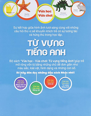 Sách Vừa Học Vừa Chơi - Từ Vựng Tiếng Anh