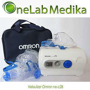 Combo Máy Xông Mũi Họng Omron NE-C28 + Nhiệt Kế Điện Tử Đầu Mềm Medilife ( hình thú ngẫu nhiên )