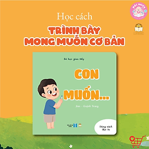 Sách - Bộ Bé Học Giao Tiếp 4 cuốn - Bồi cứng & Song ngữ Việt - Anh - Lionbooks