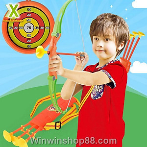 Đồ Chơi Bắn Cung Bằng Nhựa Dành Cho Trẻ Em V.2, Đồ Chơi Vận Động Cho Trẻ