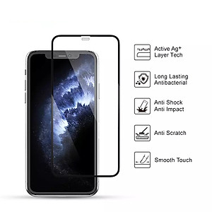 MIẾNG DÁN CƯỜNG LỰC MIPOW KINGBULL PREMIUM FULL HD (2.7D)IPHONE 12 PRO MAX (6.7) - HÀNG CHÍNH HÃNG