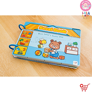 Học liệu bóc dán Busy Book cho bé Lalala Baby nhiều chủ đề đa dạng, song ngữ Anh Việt