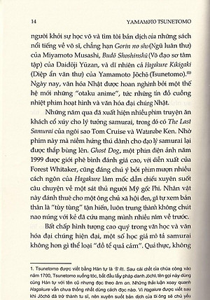 Sách Hagakure - Luận Đàm Về Cốt Tủy Võ Sĩ Đạo