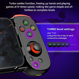 Gamepad Tay Game Không dây Bluetooth D6 đa nền tảng cho máy tính - điện thoại - máy game Console hàng nhập khẩu