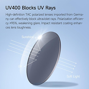 Xiaomi Kính Mát  Luke Chống Tia UV400 Chống Tia UV Cho Nam Nữ