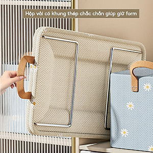 Hộp Đựng Quần Áo Có Khung Cố Định -Thiết Kế Gấp Gọn Thông Minh Giỏ Đựng Đồ Lót Giúp Tiết Kiệm Không Gian - HÀNG CHÍNH HÃNG MINIIN
