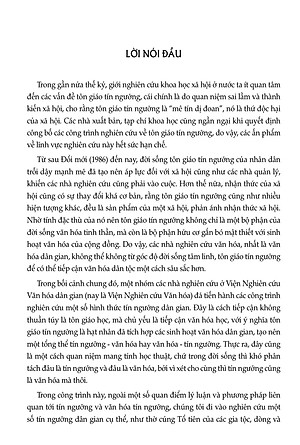 Tín Ngưỡng Và Văn Hóa Tín Ngưỡng Ở Việt Nam (Bản in năm 2023)