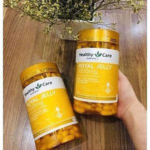 Sữa Ong Chúa chống lão hóa, làm đẹp da cho người lớn từ 18 tuổi Healthy Care Royal Jelly 1000mg(365 viên)