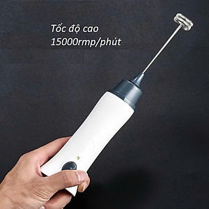Máy Đánh Sữa, Cà Phê, Trứng, Socola, Matcha Tạo Bọt Sử Dụng Dây Sạc Điện - HÀNG CHÍNH HÃNG MINIIN