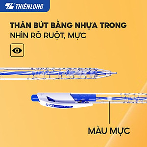 Hộp 100 cây Ruột bút bi Thiên Long BPR-015- Dùng cho bút bi TL-079