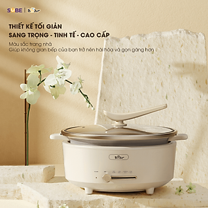 Nồi lẩu Bear SB-NL05F 5L (1500W) - Hàng chính hãng