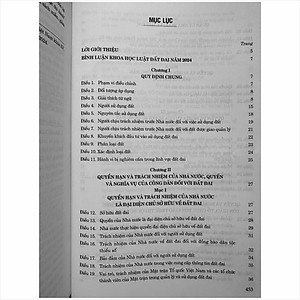 Sách Bình Luận Khoa Học Luật Đất Đai năm 2024 - V2480TP