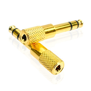 Đầu jack chuyển đổi âm thanh từ cổng 3.5mm cái sang cổng 6.5mm NS 5781