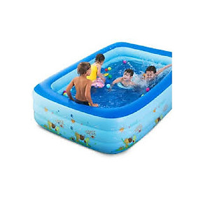 Hồ bơi phao cho bé chữ nhật 2m10 x 1m45 x 65cm