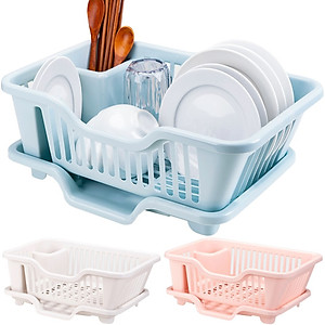 Rổ Úp Bát Việt Nhật Kèm Khay Hứng Nước 3535 