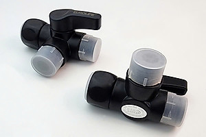 Van T 3 đường nước 21mm dùng chia nước cho bồn cầu và bộ xịt vệ sinh Eurolife EL-VT03 (2 màu: đen, trắng)