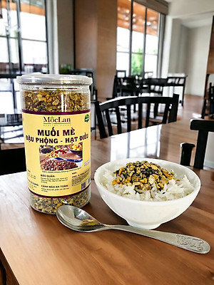Muối mè đậu phộng - hạt điều Mộc Lan (hũ 500g)