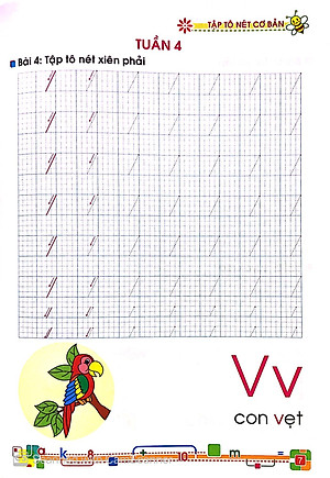 Sách Tập Tô Nét Cơ Bản (Dành Cho Bé Chuẩn Bị Vào Lớp Một)