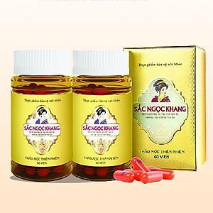Combo 2 hộp viên uống Sắc Ngọc Khang vi tảo lục giúp đẹp da, chống lão hóa, ngăn ngừa nám sạm, tàn nhan hiệu quả