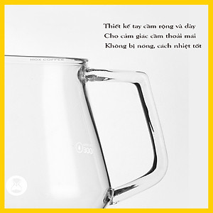 Bình đưng cà phê Timemore | Bình server Timemore dung tích 360ml/600ml