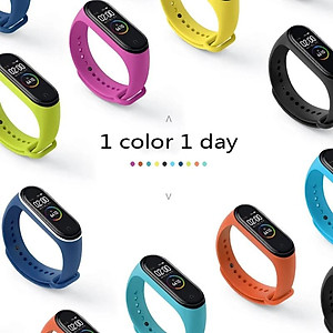 Dây Đeo Cao Su Thay Thế Cho Xiaomi Miband 5 và Miband 6 Chất Lượng cao