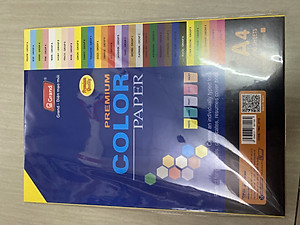 Bìa Giấy Đậm A4 5 Màu (100 Tờ)