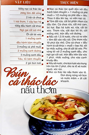 Sách 60 Món Ăn Được Ưa Thích - Bún, Mì, Cháo, Lẩu