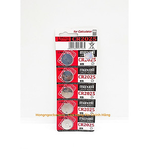Vỉ 5 Viên Pin CR2032 / CR2025 / CR2016 / CR1632 / CR1620 / CR1616 / CR1220 Maxell Lithium 3V - Made In Japan