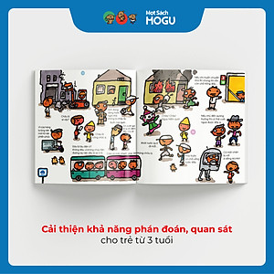 Truyện Ehon bé 3-4-5 tuổi - Đi đi lại lại trên phố lớn