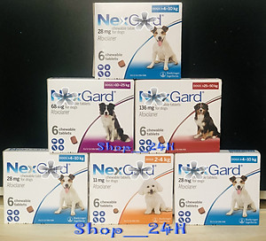 Viên nhai Nexgard trị ve rận, bọ chét cho chó (1 viên) - 25-50kg