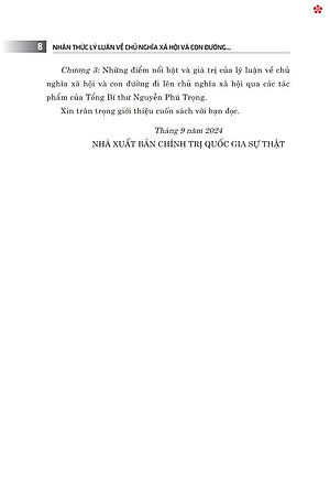Nhận thức lý luận về chủ nghĩa xã hội và con đường đi lên chủ nghĩa xã hội ở Việt Nam - bản in 2024