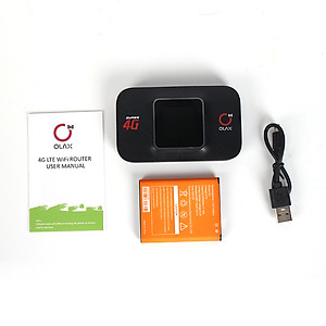 Bộ Phát Wifi Từ Sim 4G LTE OLAX MF982  Tốc Độ 150Mb Màn Hình LCD Hiển Thị Thông Minh Pin 3000mAh Dùng 12 Giờ - Hàng Chính Hãng