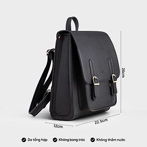 Balo nữ mini khóa kéo cổ điển YUUMY YBA47