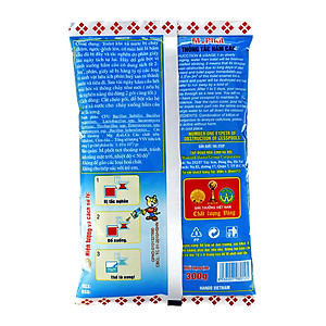 Combo 4 gói Bột thông tắc bồn cầu bể phốt Hando 300Gr