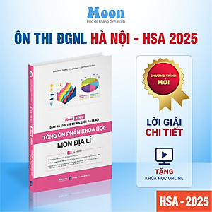 [HSA 2025] Sách ôn thi đánh giá năng lực Hà Nội - Tổng ôn phần toán học và xử lý số liệu Moonbook App 4.9 đánh giá 16