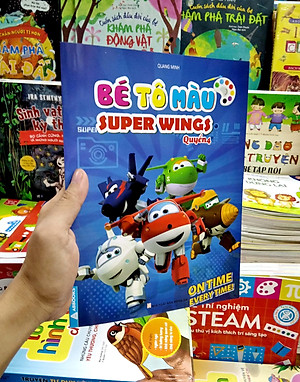 Bé Tô Màu Super Wings - Quyển 4
