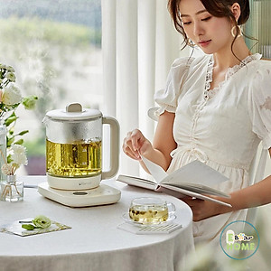 Ấm điện siêu tốc thủy tinh kiêm bình pha trà SB-PT15K dung tích 1.5 lít công suất 1000W- Hàng chính hãng