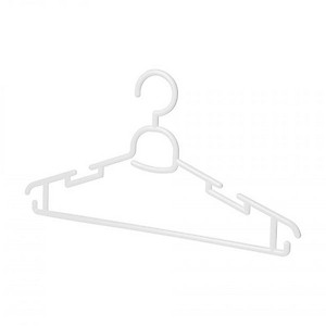 Set 10 cái Móc áo đầm vuông Hara 180 Bằng Nhựa Cao Cấp Inochi Nhật Bản (407 x 80 x 220 mm) - Giao Màu Ngẫu Nhiên