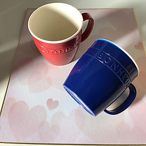 Cốc nhựa giả sứ Yamada Bonheur 300ml - Hàng nội địa Nhật Bản