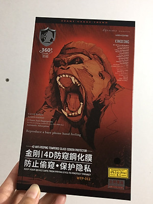 [ 14Pro ; 14 Pro Max ] Cường lực chống nhìn trộm full màn hình cho iP14 Wekome Kingkong 4D WTP-012 _ Hàng chính hãng