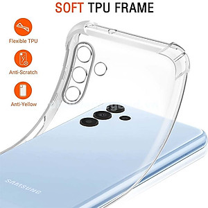 Ốp lưng cho SamSung Galaxy A54 5G trong suốt chống sốc bảo vệ camera sau - Hàng chính hãng